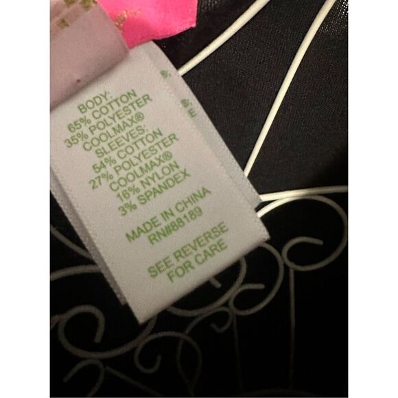 Beautiful Lilly Pulitzer Ramona Fringe Sweater Black Gold Buttons Cotton Blend S - Picture 14 of 16